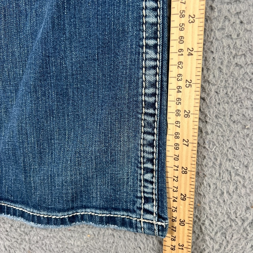 Silver Co. Pioneer Bootcut Jeans Womens 31x30" tag28x31 Flap Pocket Distressed - Picture 3 of 14